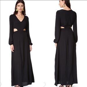 NWT Wildfox cut it out maxi dress